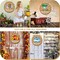 16-Piece Interchangeable Seasonal Welcome Sign – 12” Rustic Farmhouse Front Door Hanging Decor with 15 Changeable Holiday Icons for Thanksgiving, Christmas, Winter & Year-Round Home Decorations (White Text, Wood Back)